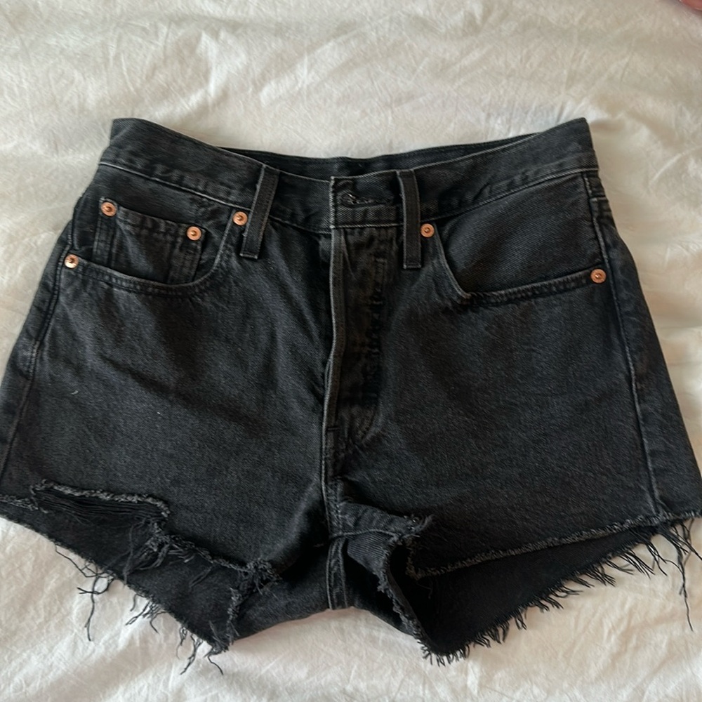Black Levi shorts